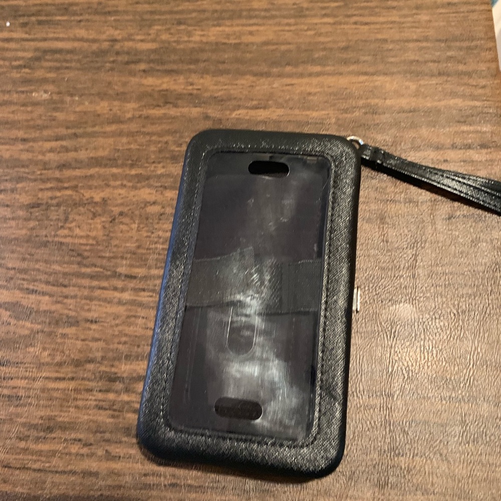 Black phone case/wallet